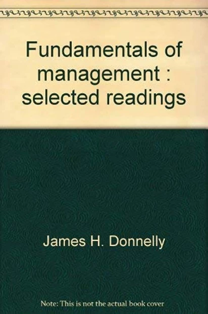 Fundamentals of management: Selected readings